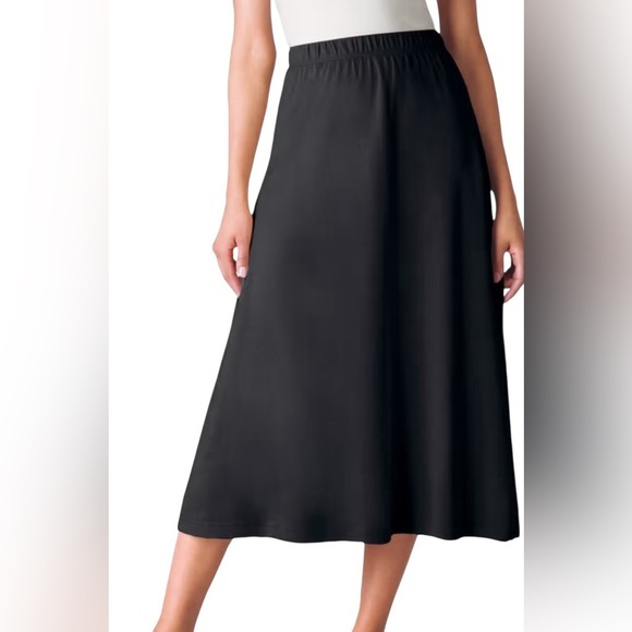 Woman Within 7 day Knit A Line Skirt - Picture 1 of 6